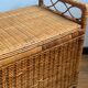 Coffre rotin vintage