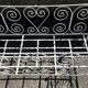 Lit banquette, wrought iron and copper, romantic Napoleonic III style, late 19th century.