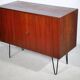 Buffet d'Erich Stratmann, teck, pieds en épingle à cheveux, armoire, années 1960
