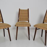 Mid-century set of Three Chairs by Ton,1960‘s.