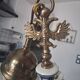 Lustrous 1950s brass porcelain