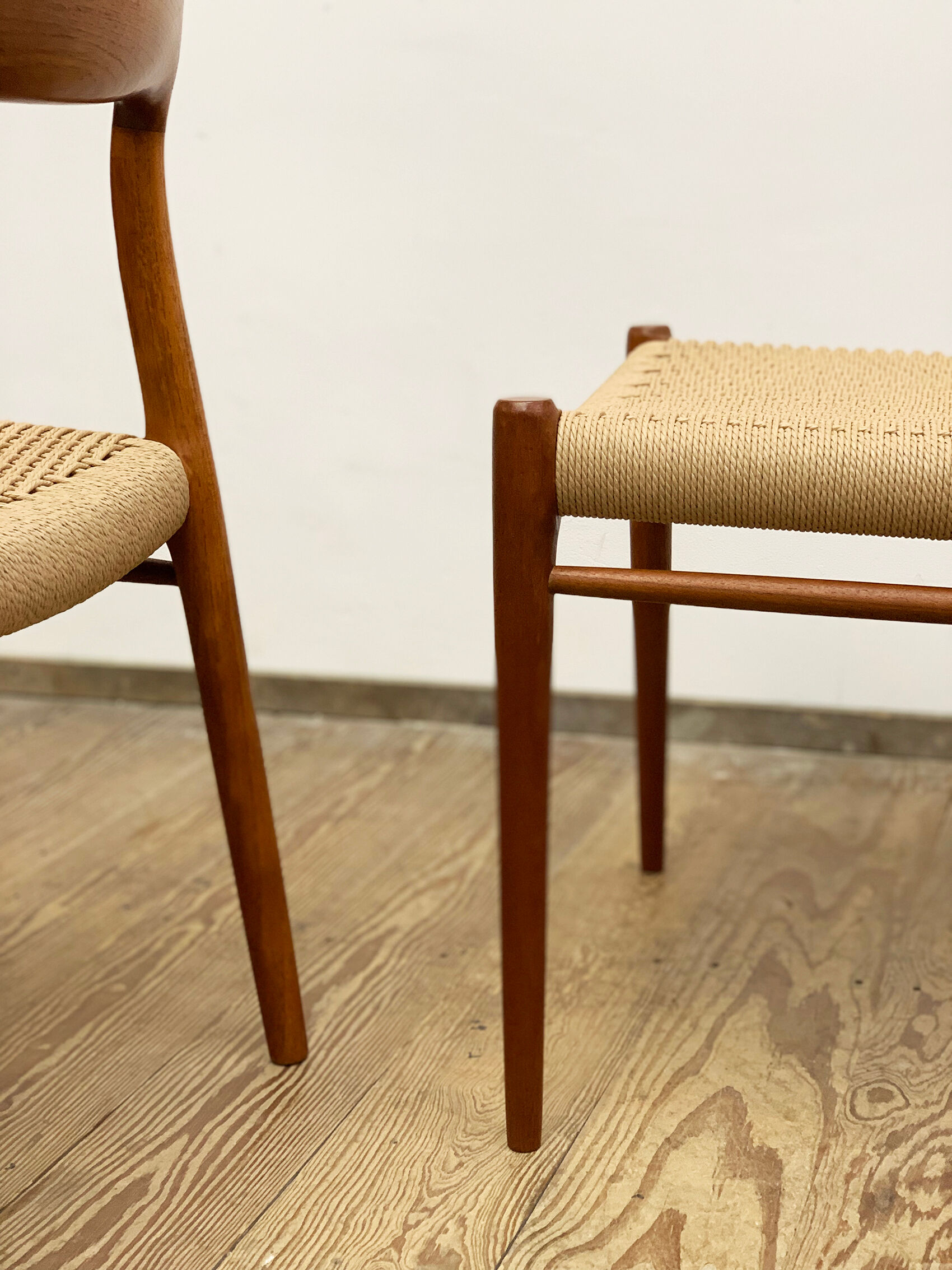 Chaises modèle 75 par Niels O. Møller pour J.L. Moller, Danemark, années 1950