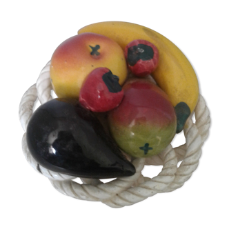 Fruit basket in dabbling