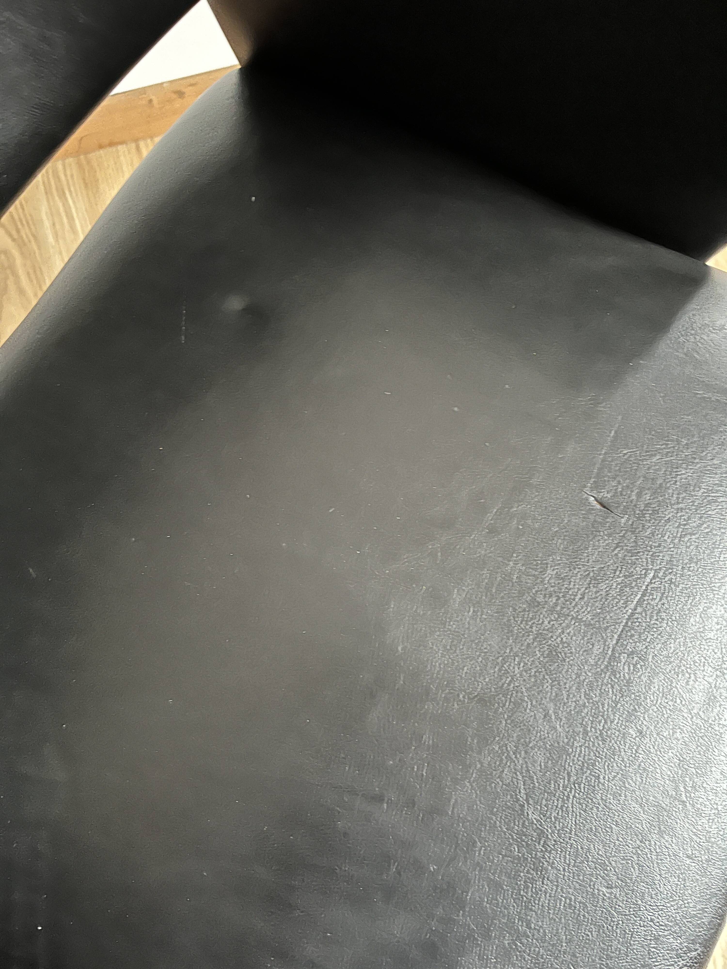 Vintage leatherette armchair