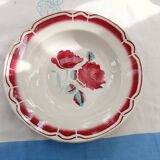 Assorted 18 old flower plates