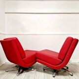 Paire de chaises pivotantes Breeze de style Mid-Century Cajus Maelum pour Fjords