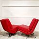 Breeze swivel chair pair in Mid-Century style by Cajus Maelum for Fjords.