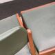 Pair of Scandinavian Teak and leatherette Chairs