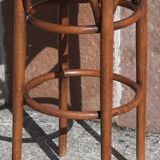 Tabouret de bar en bois courbé (style Thonet)