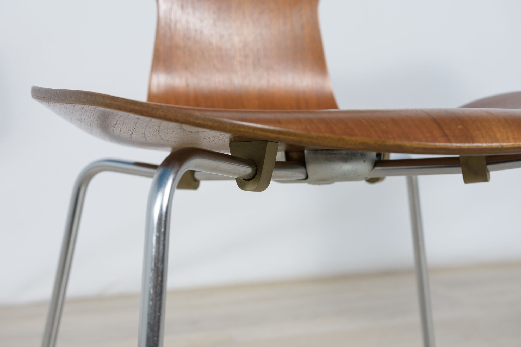 Model 3130 Dining Chairs by Arne Jacobsen for Fritz Hansen, 1970s, Set of 4