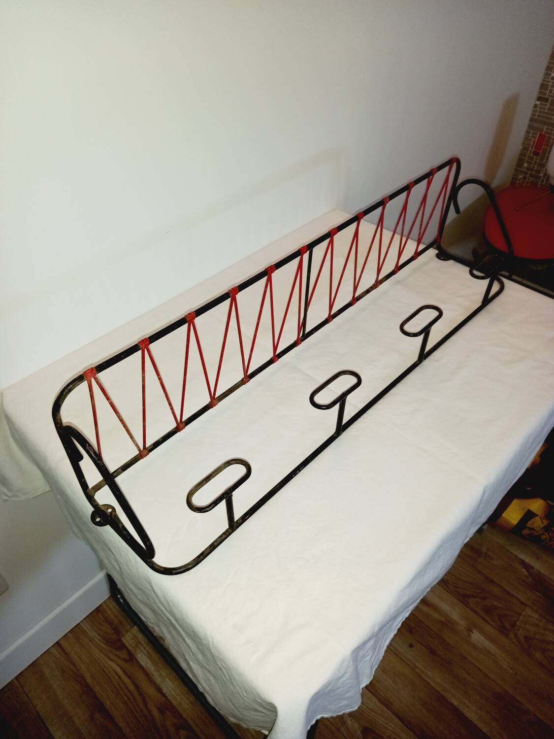 Vintage wall coat rack