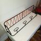 Vintage wall coat rack