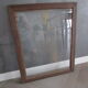 Old oak frame, golden rim
