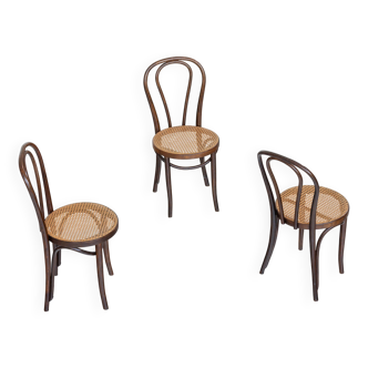Set of three ‘‘Chaplin’’ chairs by Thonet