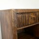 Meuble d'appoint, en bois massif sculpté, style ethnique