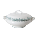 René model tureen or salad bowl, Saint Amand, Terre de Fer, French manufacture