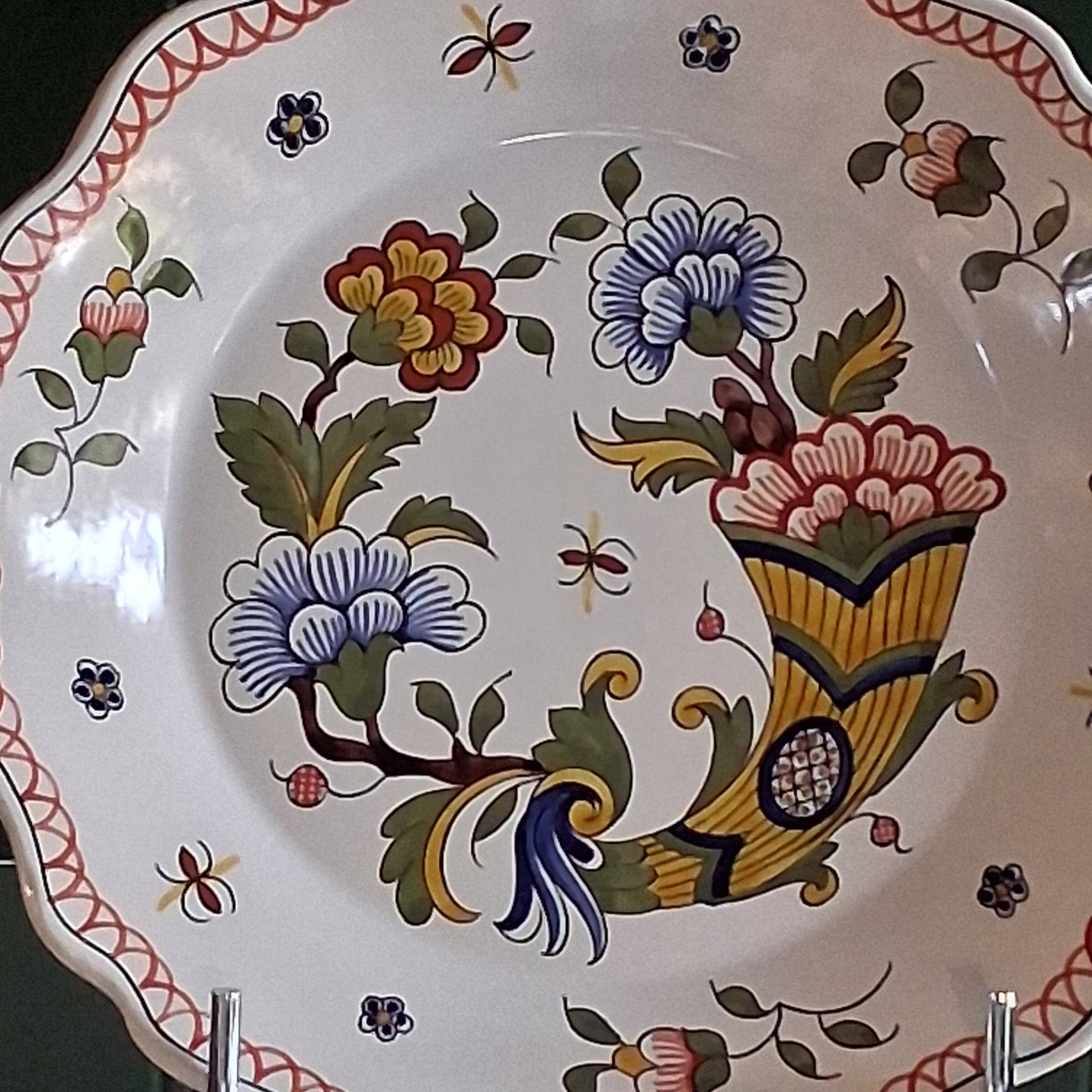 Antique earthenware plate in very good condition.