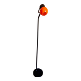 Vintage orange opaline design floor lamp