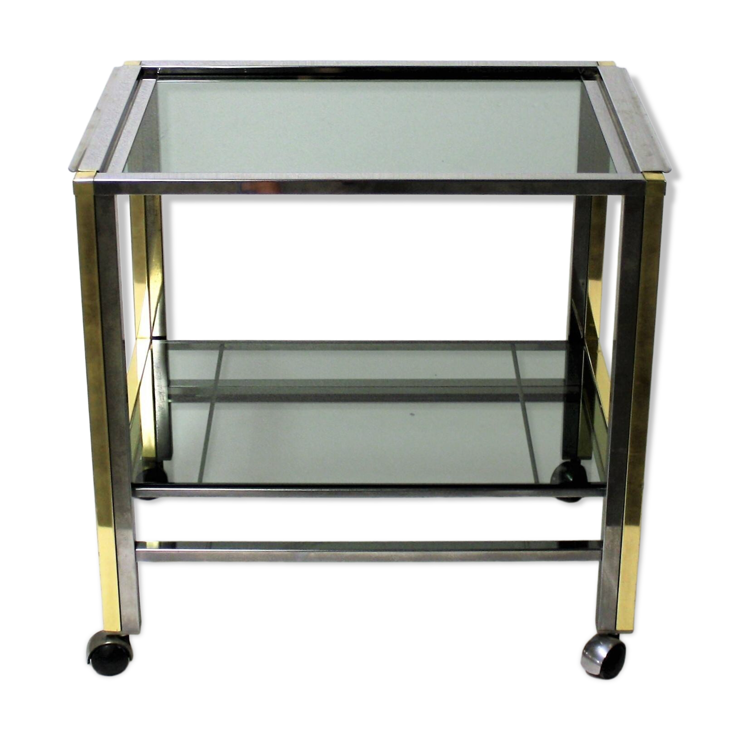 Vintage brass trolley, 1970s