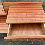 Vintage dressing table, marquetry, 50s / 60s