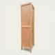 Parisian bonnetière wardrobe in raw wood, 1950.