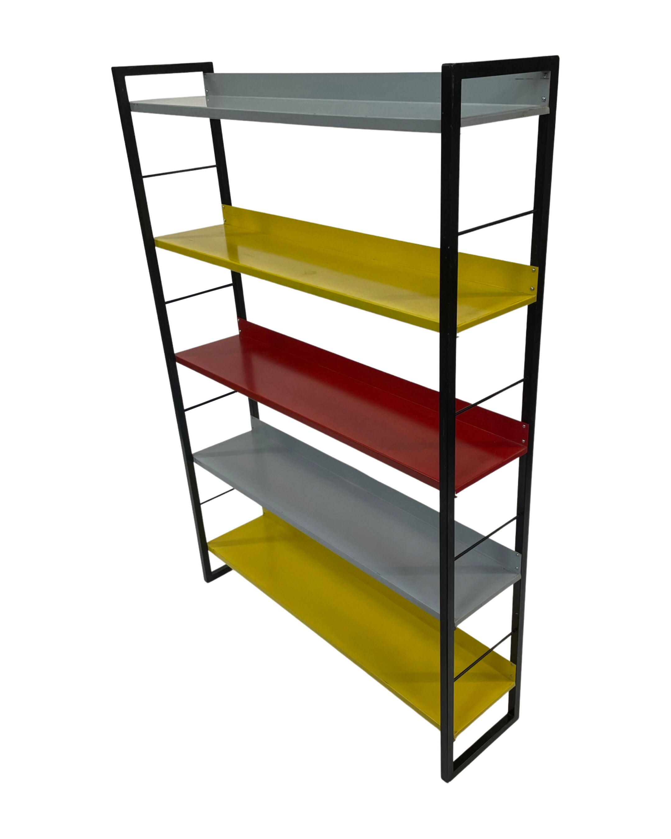 Tomado shelving unit in metal and several colours - 1960s dutch design