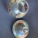 Non-selfish night service - art nouveau - hand-decorated satin blown crystal