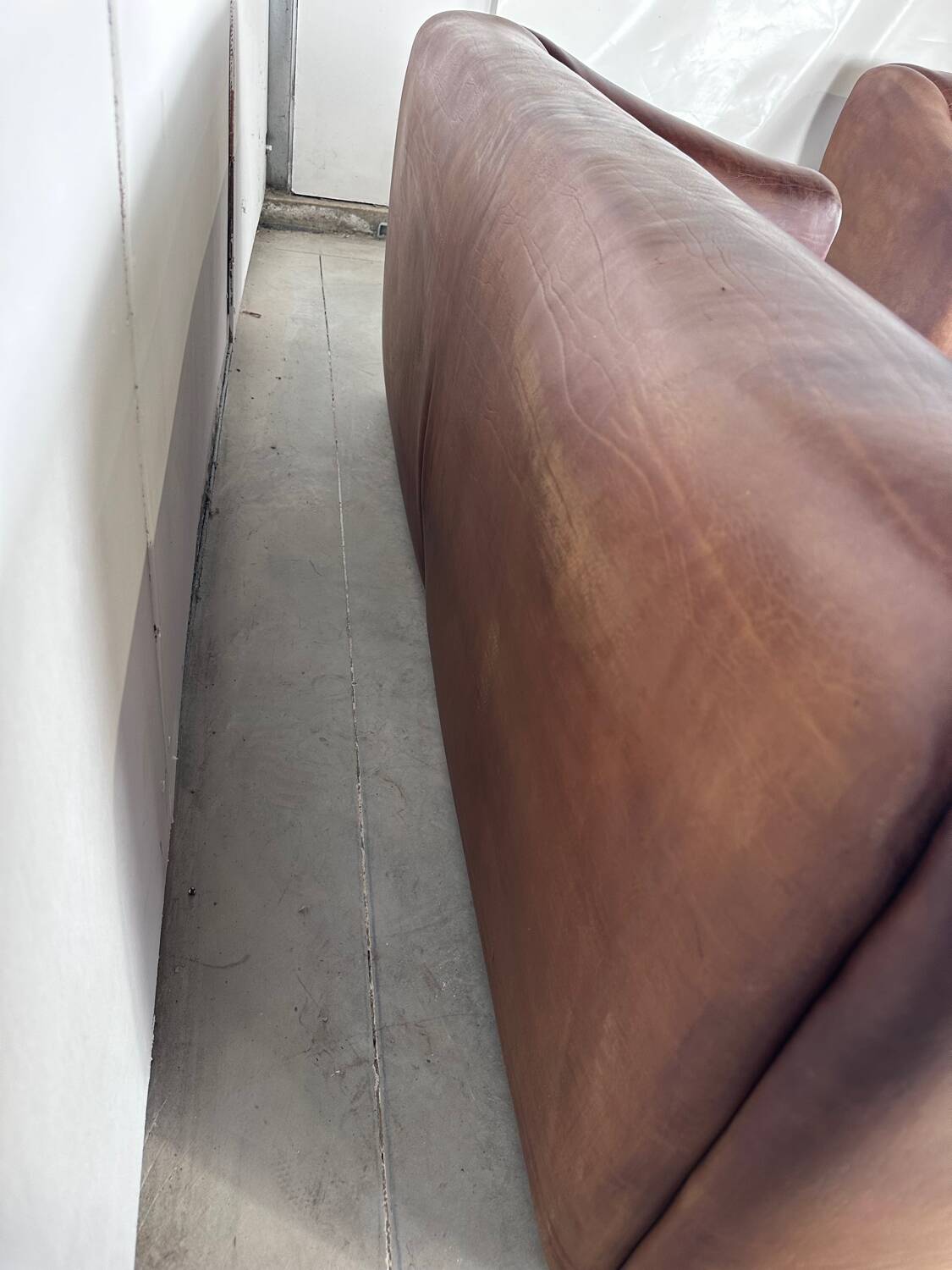 Leather sofa by DE SEDE