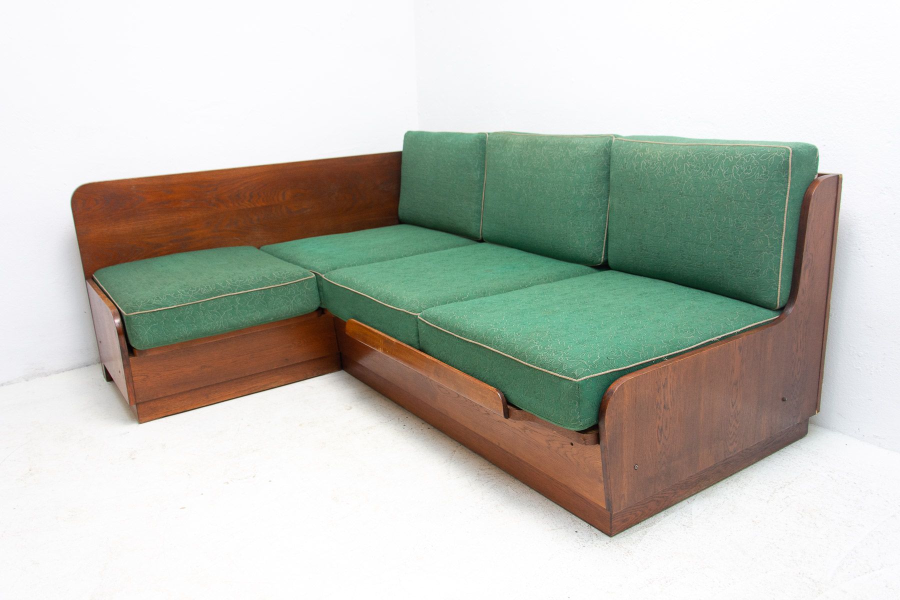 Mid Century Corner Folding Sofabed, 1960´s, Czechoslovakia