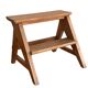 Step stool, small wooden workshop stepladder