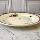 round dish Villeroy & Boch La Louvière Belgian manufacture in Iron Earth early twentieth century