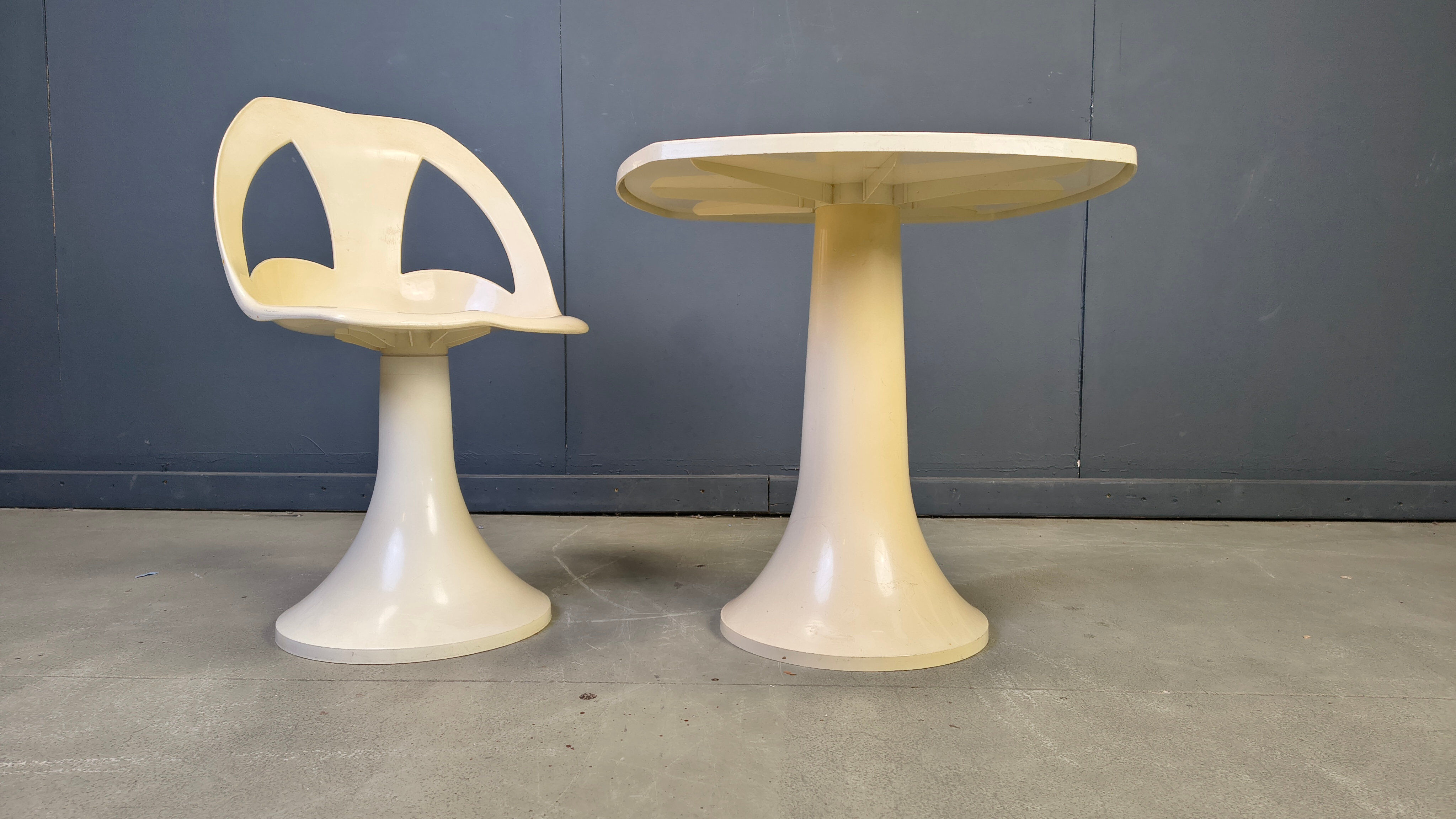 Ensemble de salle à manger Space Age, années 1960