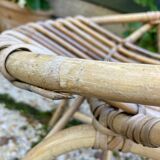 Rattan armchair for vintage children