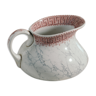 KG Lunéville ironstone toilet jug, Athens model