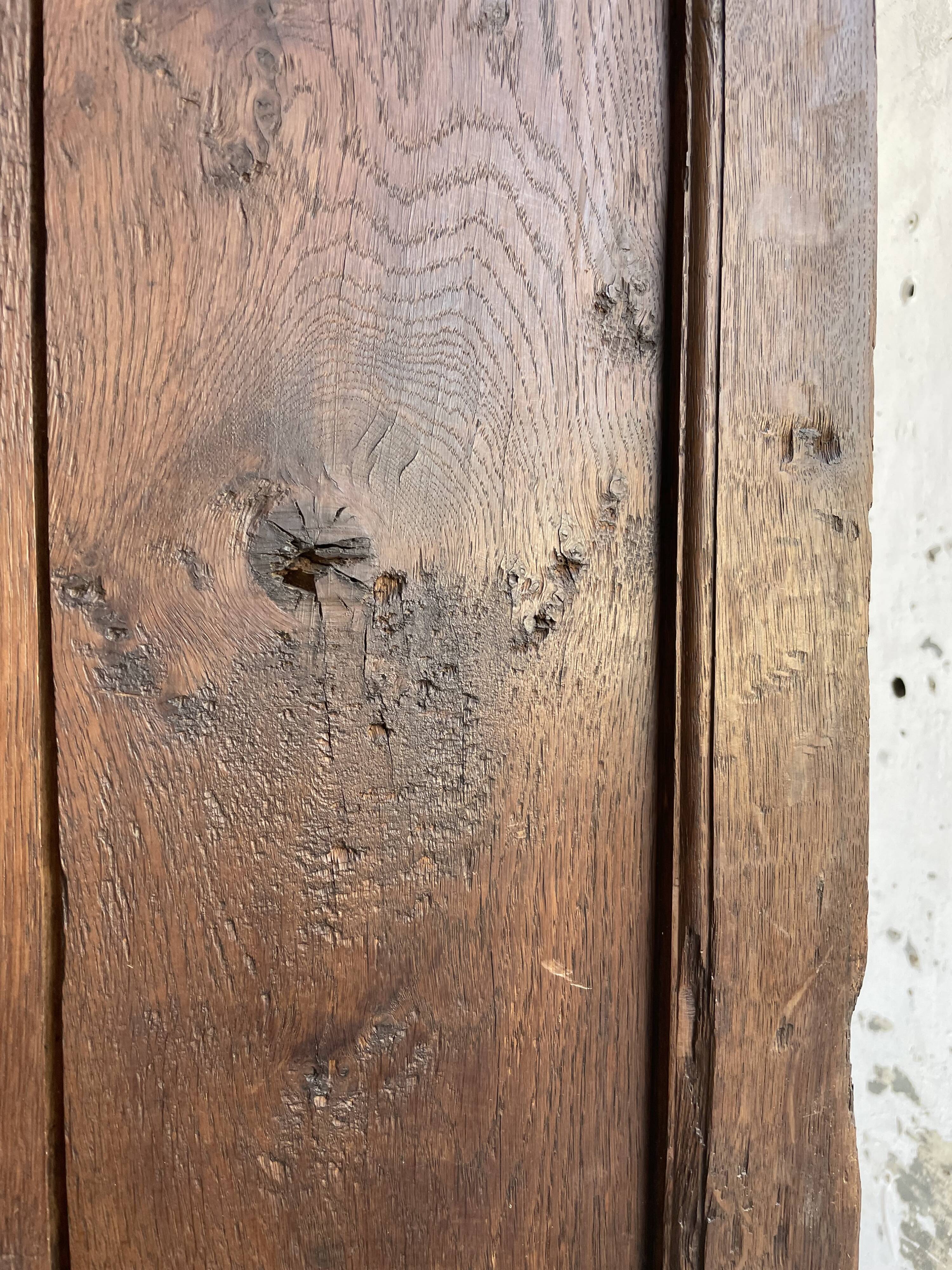 Savoyard solid oak cabinet XVIIIth