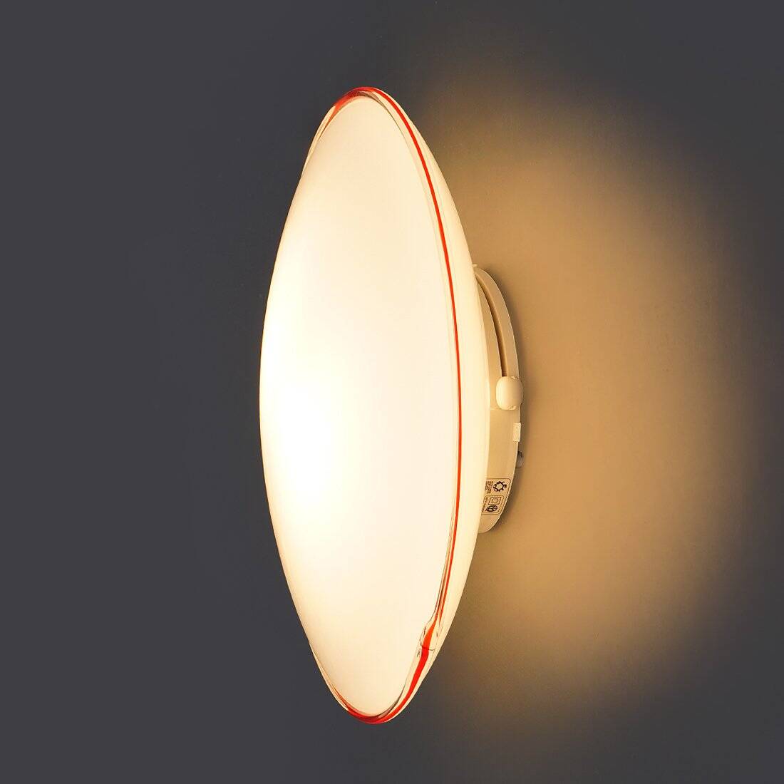 Round ceiling light Ronda 37 by Studio Tecnico Leucos for Leucos, 1970s.