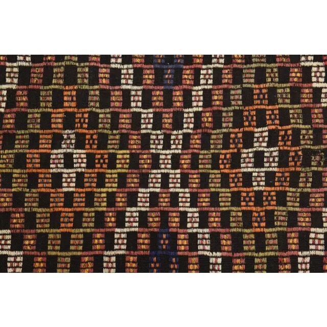 1970s Vintage Turkish Hand-Knotted Wool Cotton Brown Area Rug 176x309