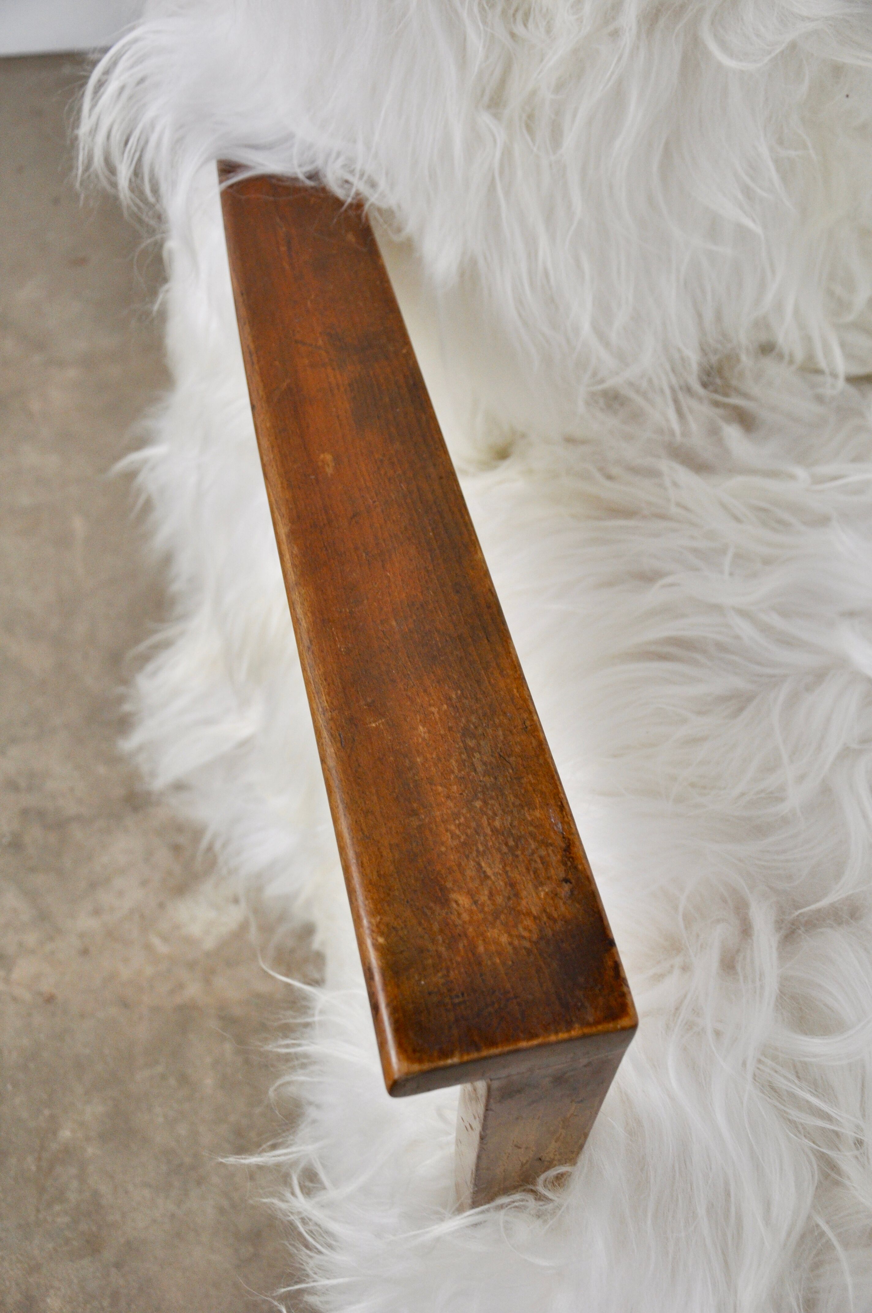 Pair of 1960s Sheepskin armchair