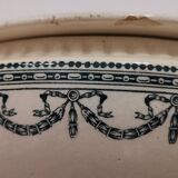 Iron earth tureen ec Salins, Louis XVI garlands