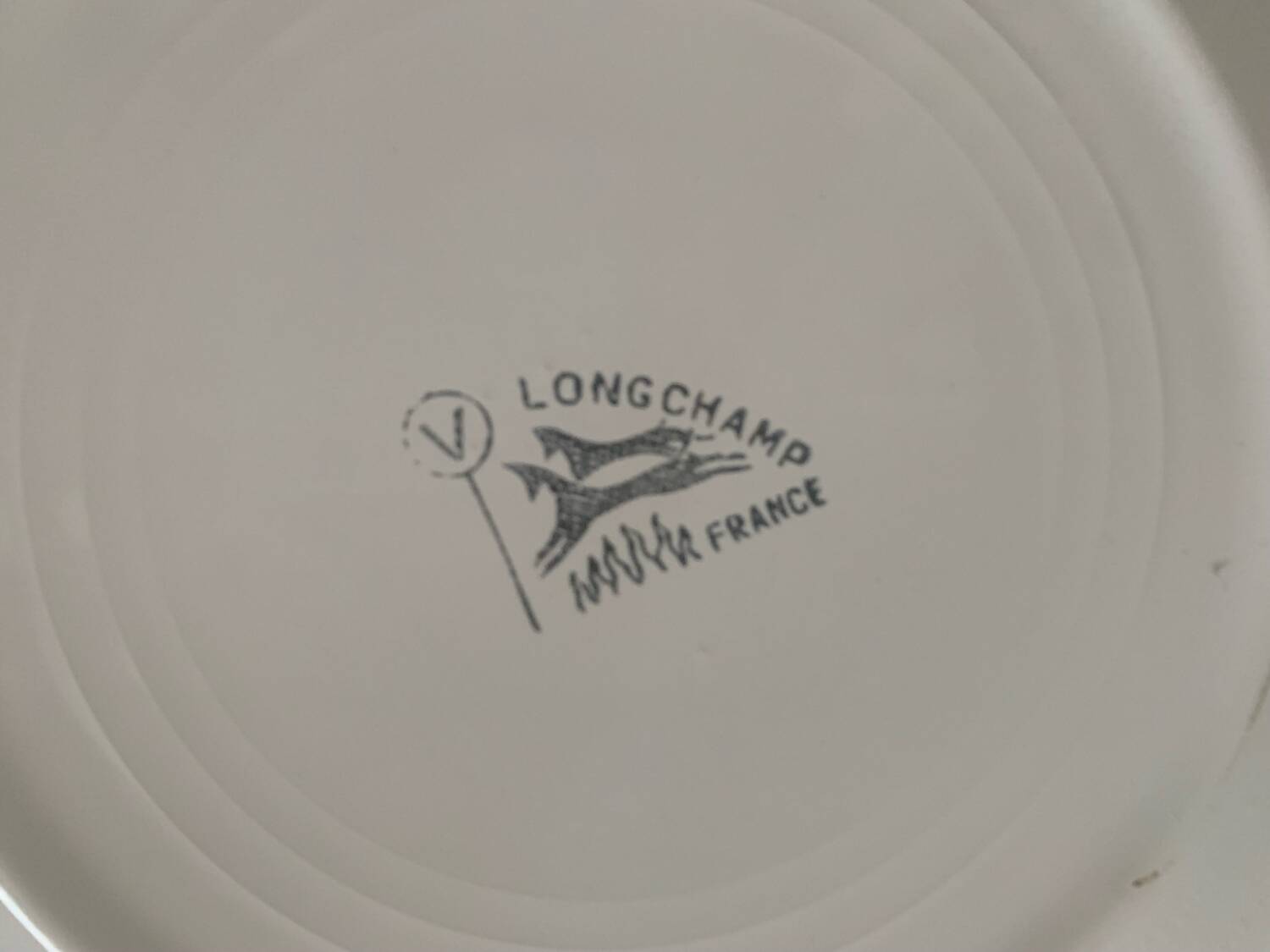Vintage Longchamp earthenware plates