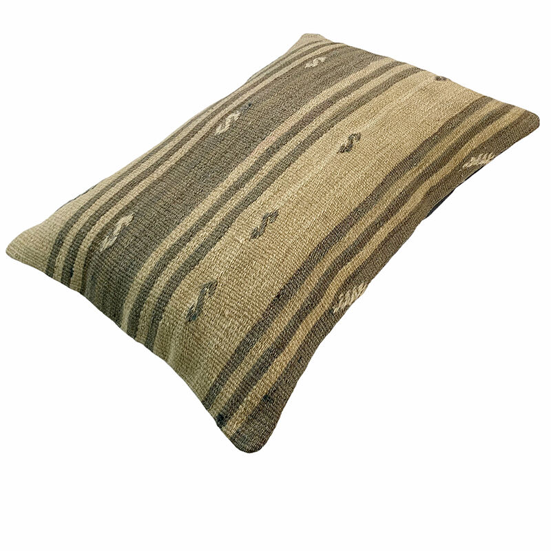 Vintage turkish handmade kilim cushion cover 40x60 cm