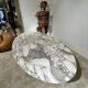 Oval Tulip Marble Table by Saarinen for Knoll - 244 cm