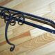 Wrought iron shelf