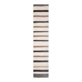 1970s Vintage Turkish Handmade Wool Cotton Beige Kilim Rug 73x345