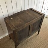 Commode transition in marquetry. 18th century.
