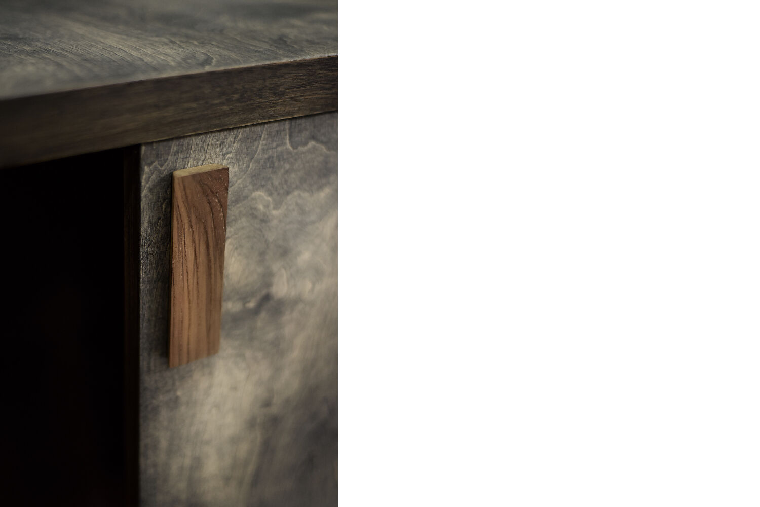 Industrial Vintage Mid-Century Scandinavian Brutalist Raw Poplar Sideboard, 1960s