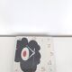 Vintage wall clock -- Wood and glass - 80s-90s