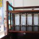 Support buffet bibus woven rattan 2 doors in caning - vintage 60s/70s