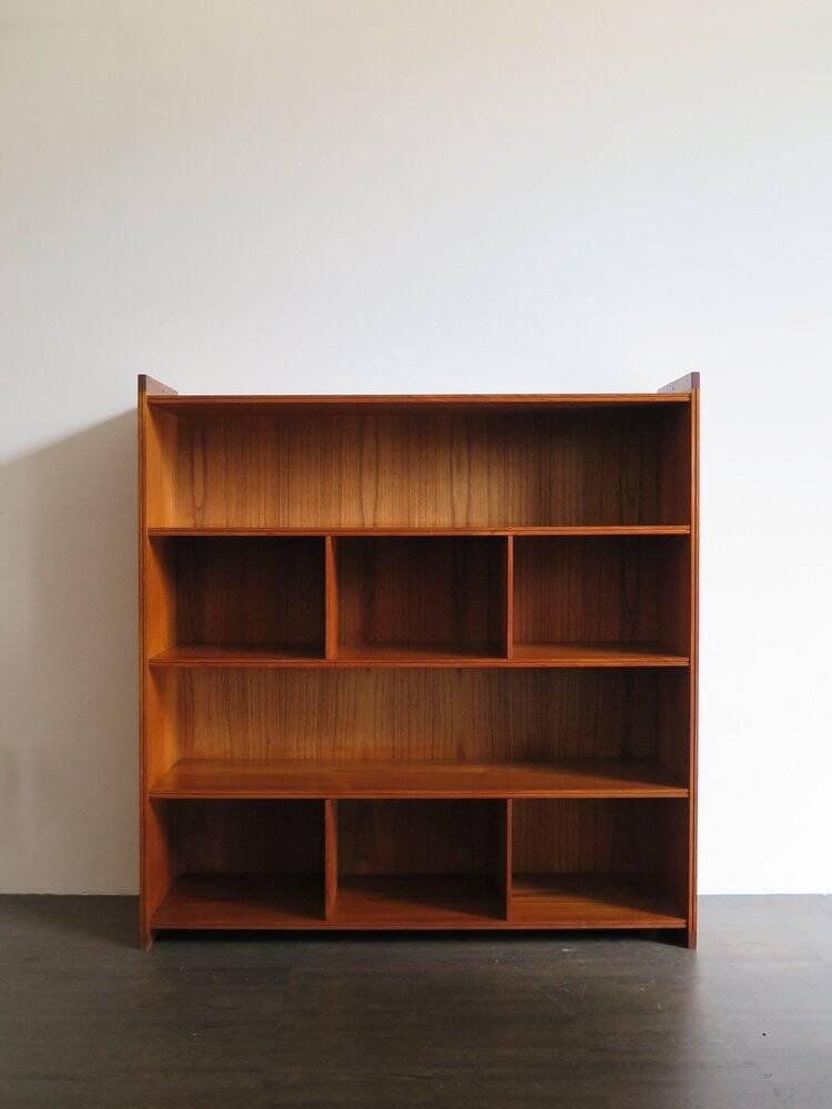 Bibliothèques en teck danois par Grete Jalk, ensemble de 2