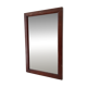 Vintage rectangular mirror in solid wood